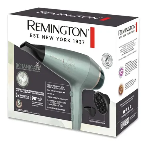 Secador De Pelo Remington Botanicals D27a 2300w Aloe Vera