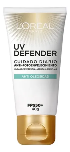 Crema Uv Defender L’oreal Paris Toque Seco Fps50+ 40gr