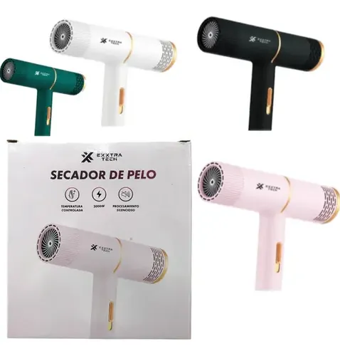Secador De Pelo Profesional Exxtra Tech 2000w De Potencia