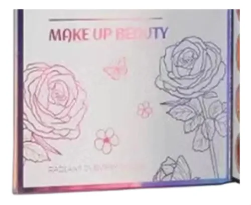 Paleta Libro De Maquillaje, Paleta De Sombras De Ojos Viaje