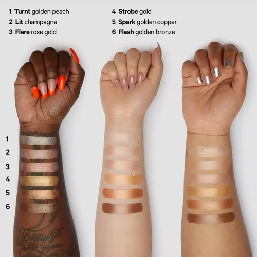 Crema En Barra Highlighter Milk Makeup Turn Golden Peach, 6