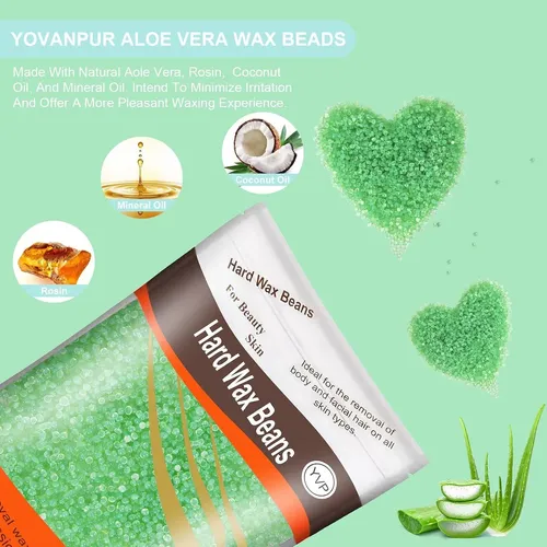 Cera Dura Yovanpur Para Depilar Brasileña 300 G (con 10