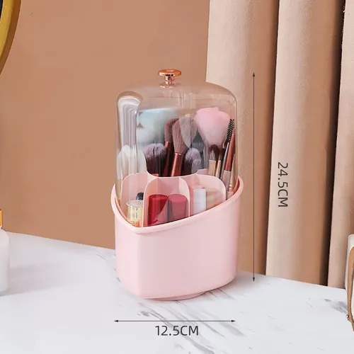 Organizador Giratorio Para Brochas De Maquillaje 360° 1 Un