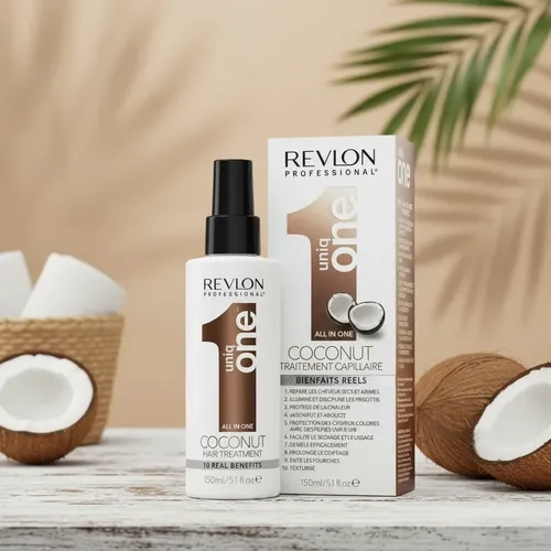 Tratamiento Pelo Seco Dañado Hidratante 10 En 1 Coco Revlon