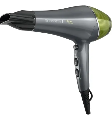 Secador De Pelo Remington Shine Therapy D18a Gris Y Verde 22