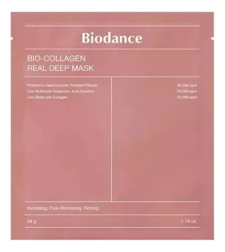 Sra. Sroje. Biocolágeno Mascarilla Real Profunda 4 Piezas