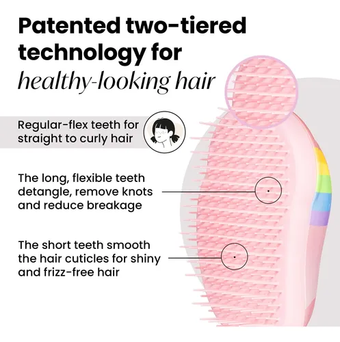 Cepillo Para Cabello Tangle Teezer Mini Rainbow Unicorn