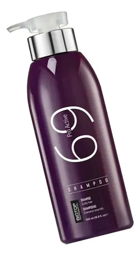 Shampoo Para Rulos Antifrizz Biotop Pro Active 69 500ml