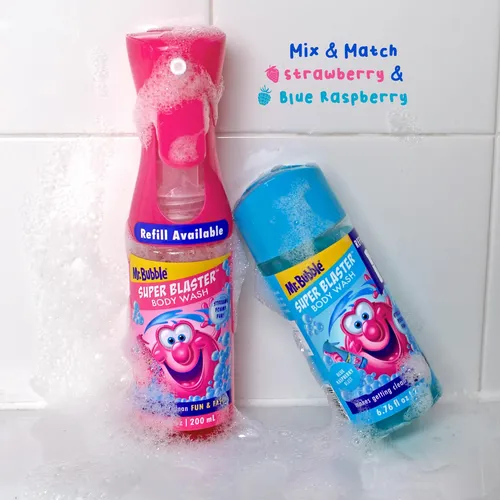Recarga De Gel De Baño Mr. Bubble Super Blaster 3x200ml
