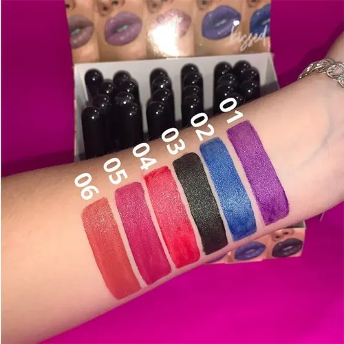 Ink 21 Labial Liquido Diamond  Kissed Lipgloss  Con Glitter
