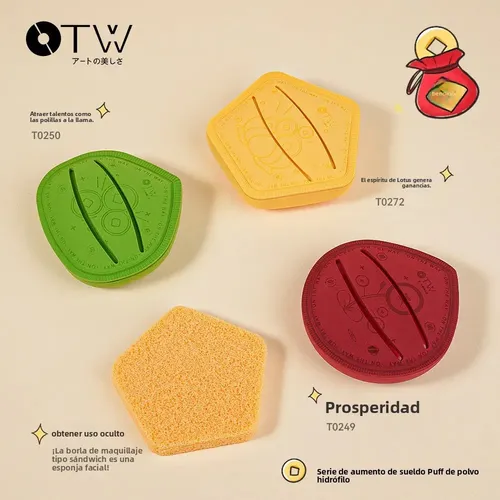 Esponja Ampliada Para Base Y Corrector Absorción Baja De