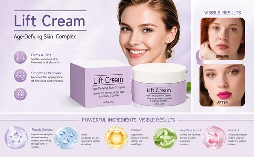 La Crema Reafirmante Y Reafirmante Tensa E Ilumina El W 336 Purple