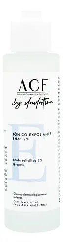 Acf By Dadatina Tonico Exfoliante Acido Salicilico Facial 6c