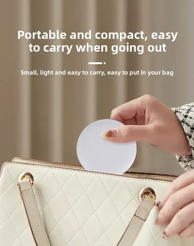 Espejo Plegable Portátil Con Luz Led Qgdx