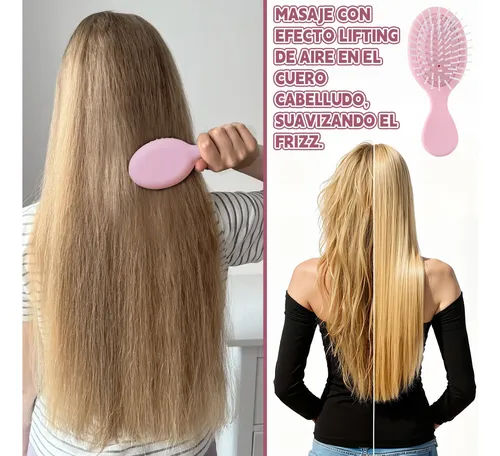 – 10 Mini Cepillos Peines Cabello De Peluquer Para Zzl-