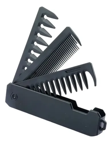 Peine Plegable 3 En 1 Para Peinar Cabello Y Barba