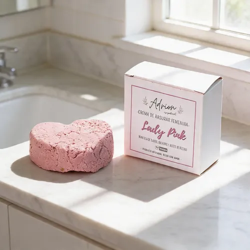 Crema De Rasurar Femenina Vegana Natural Rosas