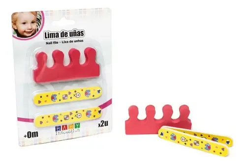 Lima De Uñas Para Bebes Violeta/rosa Baby Innovation