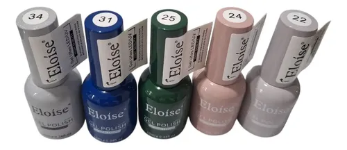 Eloise Esmalte Semi Permanente 10ml Gel Uv Led Blanco-negro