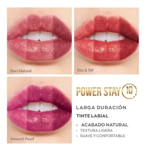 Tinte Labial Avon Power Stay Intransferible 3ml