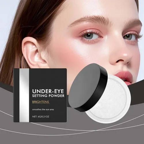 Polvo Suelto Iluminador Para El Área De Los Ojos