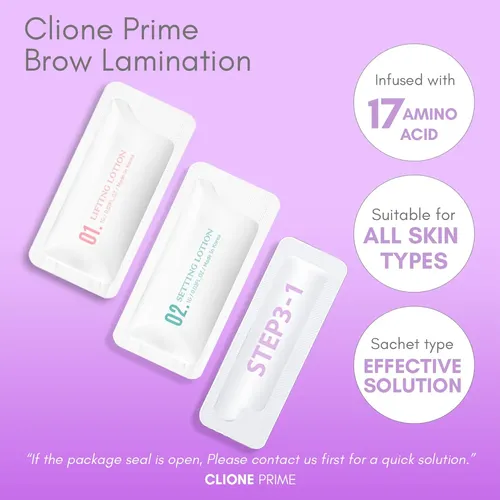 Kit De Laminación De Cejas Clione Prime At Home Lamination