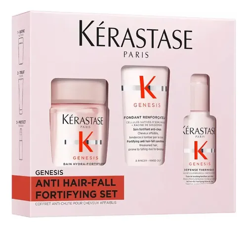 Kit De Descubrimiento Kerastase Genesis Anti-Caida Shampoo Acondicionador y Protector 200ML