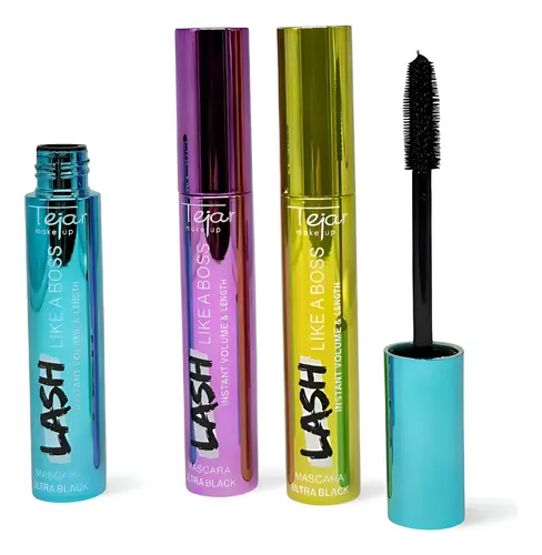 Máscara De Pestañas Lash Tejar Make Up Waterproof(pack X 12)
