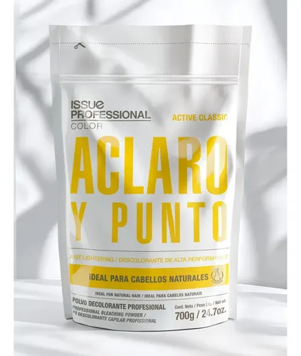 Polvo Decolorante Issue Aclaro Y Punto Cabellos Naturales