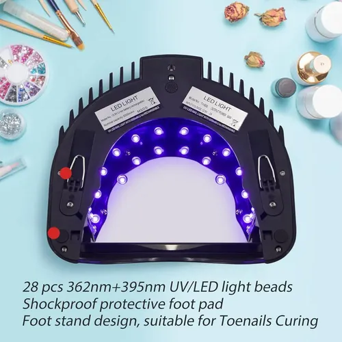 Lámpara Uv/led Para Uñas 64w Recargable Mini Lop
