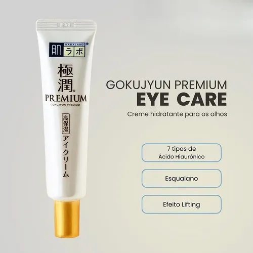 Cuidado de ojos Hadalabo Gokujyun Premium, área de los ojos, 20 g