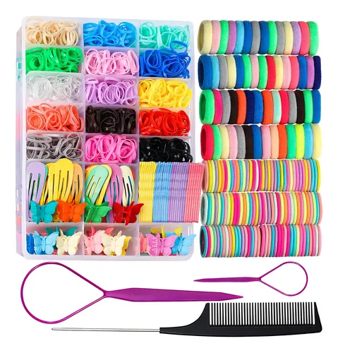 As Triko Set De Accesorios For El Cabello, Ligas De As