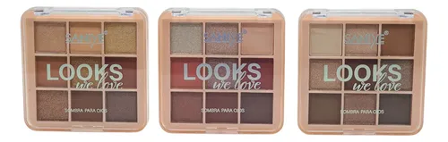 Paleta De Sombras Ojos Maquillaje Looks We Love Saniye X9