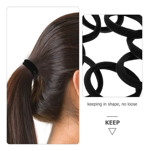 100 Unidades De Cintas Elásticas Para El Pelo Para Mujer, Ci