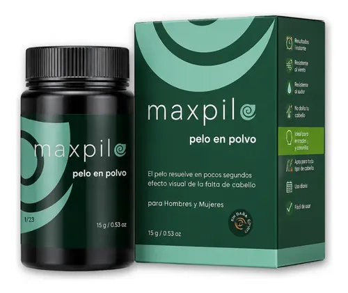 Pelo En Polvo Hair Recovery Maxpilo Tono Castaño Oscuro 15g