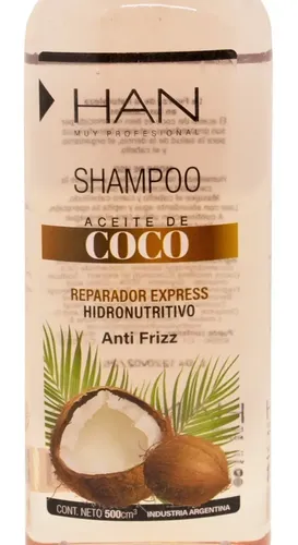 Han Coco Shampoo + Acondicionador Reparador Anti Frizz