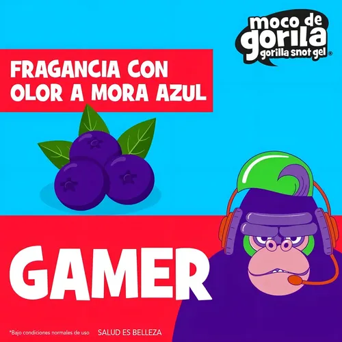 Gel para cabello Moco de Gorila Gamer 270g