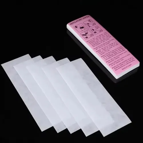 500 Piezas De Papel Depilatorio No Tejido Para Mujeres Y Hom