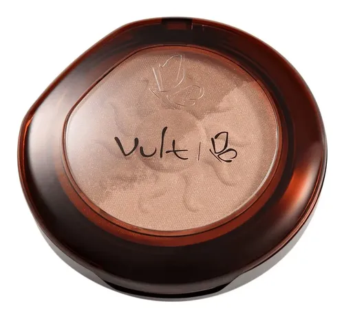 Polvo Facial Vult Make Up Duo Soleil 01, Luminoso, Bronceador y Iluminador