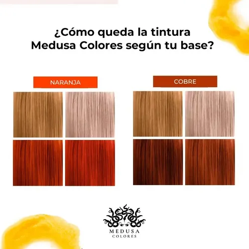 Tinturas Fantasía Medusa Colores X 60ml