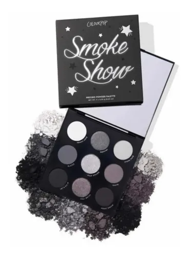 Paleta De Sombras De Ojos Colourpop Blowin’ Smoke Silver 9 T