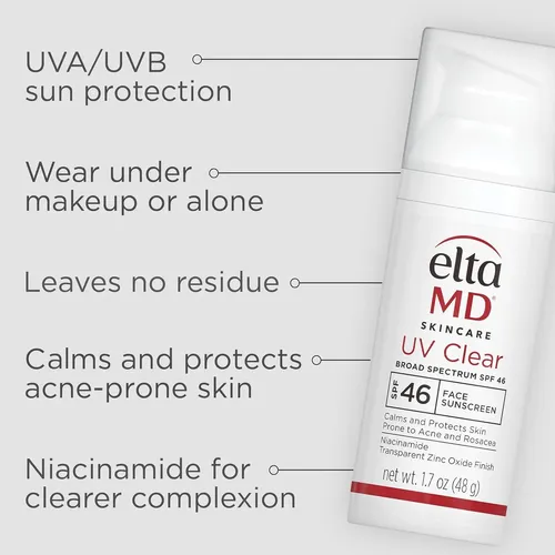 Protector Solar Facial Eltamd Uv Clear Spf 46 48g