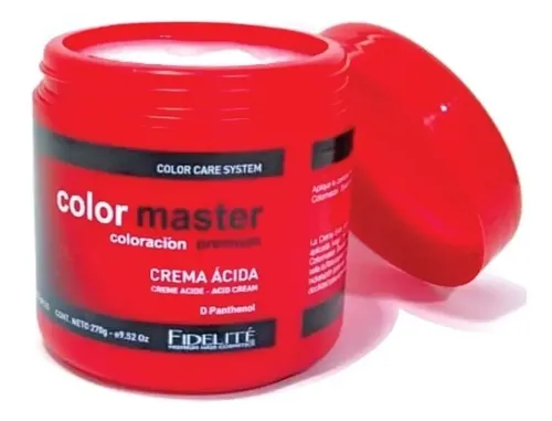 Fidelite Crema Extra Acida Mascara Capilar Color Master 270g