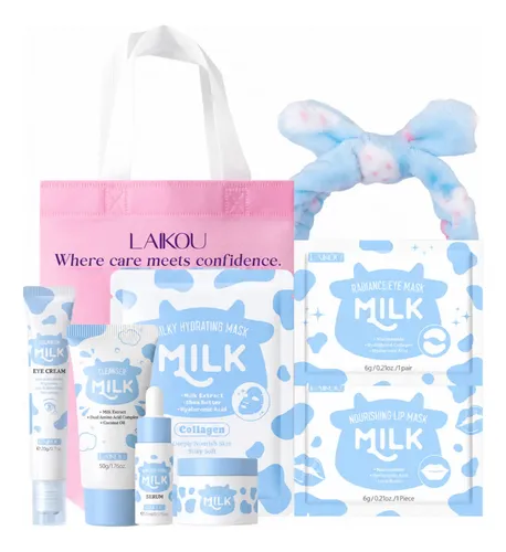 Set Quiyum Leche 11 Pzs Hidratación Y Piel Firme Intensa