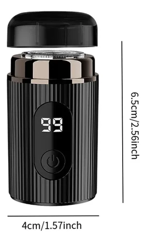 Barba Eléctrica Barba Recortadora Compacta Eléctrica Negro