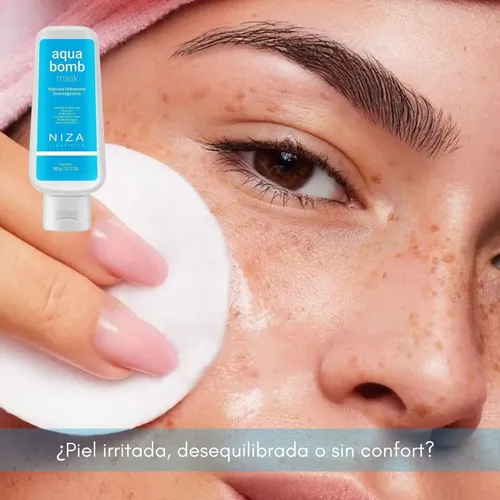 Niza Mascara Hidratante Descongestiva Aqua Bomb Mask 90g Todo Tipo De Piel