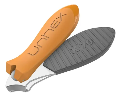 Cortauñas Mano Merheje Unhex Ergomax Línea X 70 Color Naranja