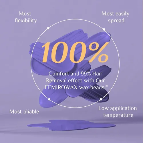 Cera Dura Femirowax Lavanda 1 Lb – Perlas Depilación Piel