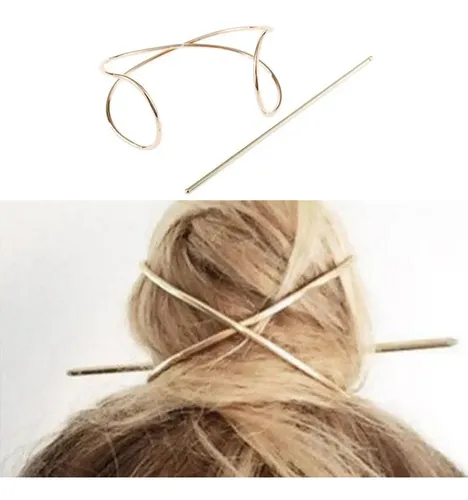 Accesorios Para El Cabello Para Mujer Boho Horquilla Oro