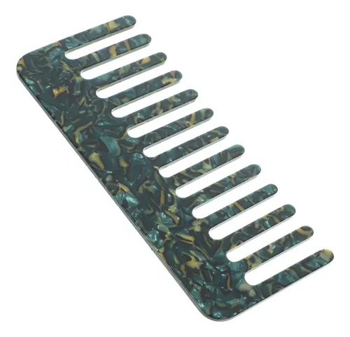 A, Peine De Dientes Anchos Para Cabello Rizado, Cepillo